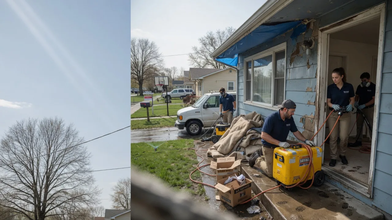 Basement Flood Cleanup in Hiawatha, KS near me